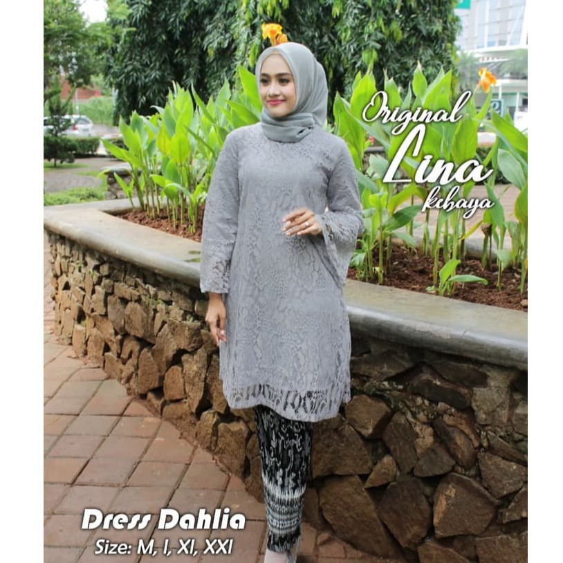 Set  Kebaya Brokat Tunik Kebaya Kurung Brukat