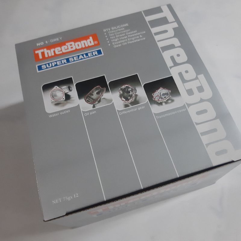 

HJK ThreeBond / Treebond Silver RTV No. 1 Grey / Abu Abu High Temp 75gram