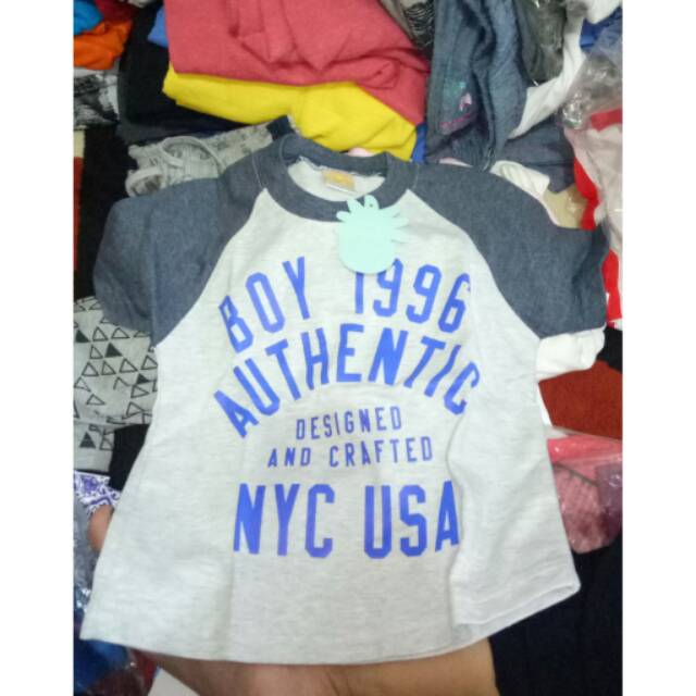 Pesenan grosir kaos little n brand matahari min 30 pcs random