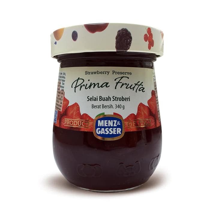 

Hadir Prima Frutta Strawberry Jam Selai Nett 340 Gr Murah