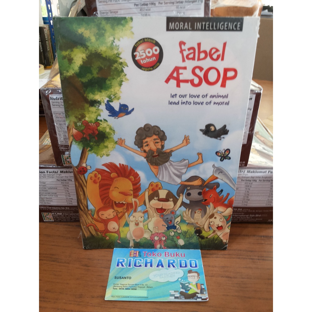 Buku Moral Intelligence Fabel Aesop