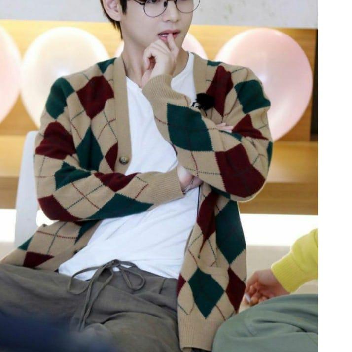 DISKON  8.8 cardygan taehyung/sweater corean basic rajut [KODE 886]