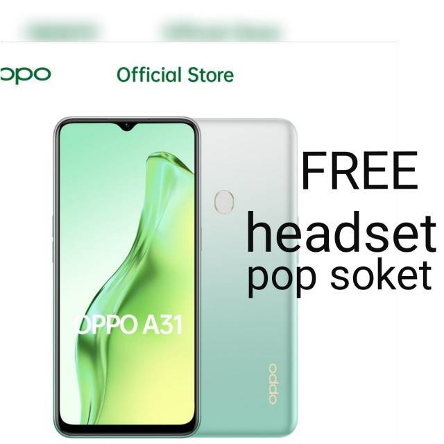 Oppo new A31 RAM 6GB  ROM 128GB