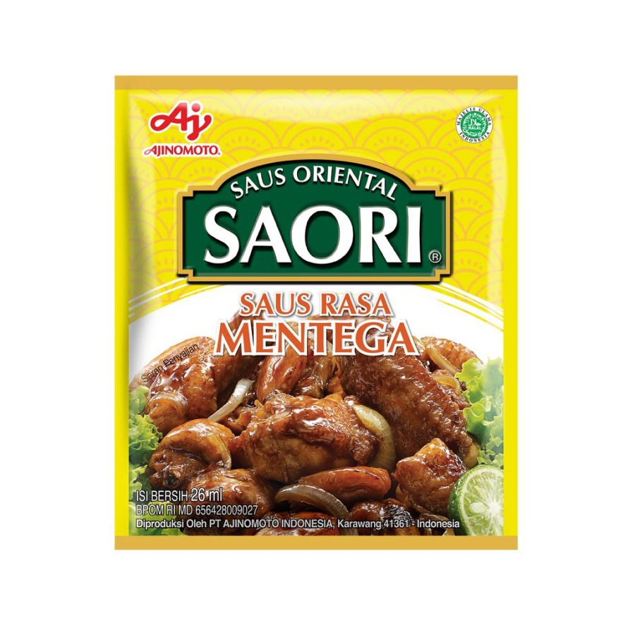 

saus mentega saori sachet 25