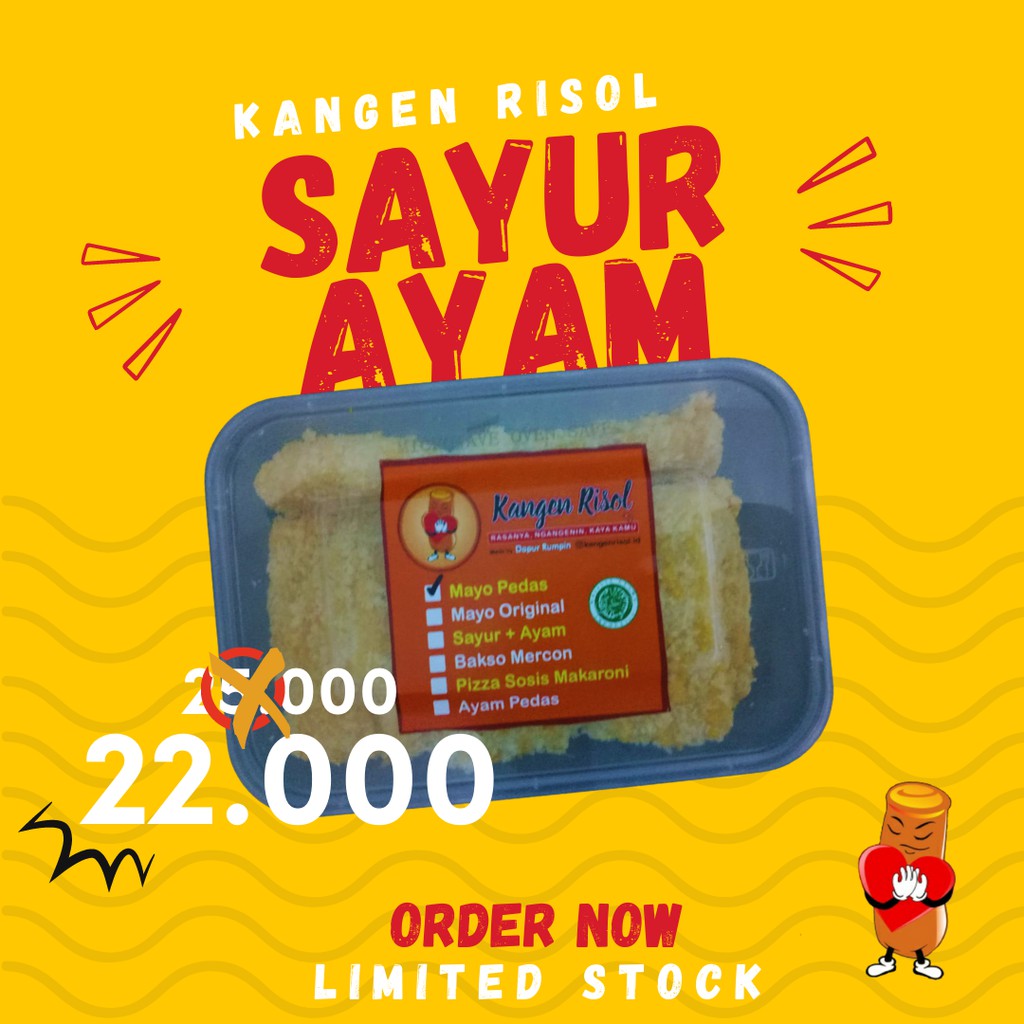

RISOL SAYUR AYAM BY KANGENRISOL.ID FROZENFOOD
