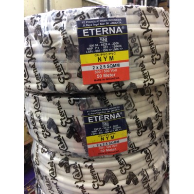 Kabel NYM 2 x 2,5 mm eterna