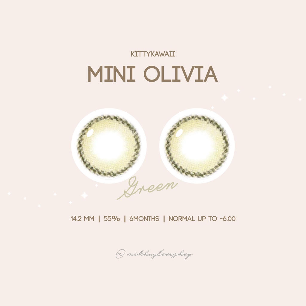 MIKHAYLOVESHOP Softlens Olivia Green | Kittykawaii