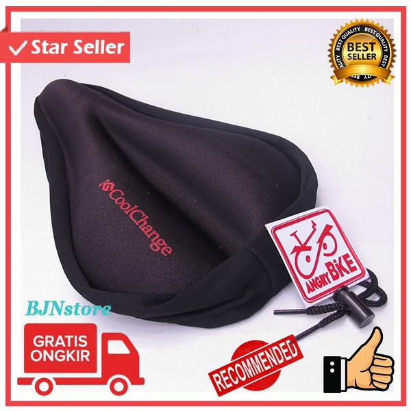 PROMO COVER JOK SEPEDA Silica Gel Cushion / sarung jok sepeda gunung / cover sedel sepeda / sedel se