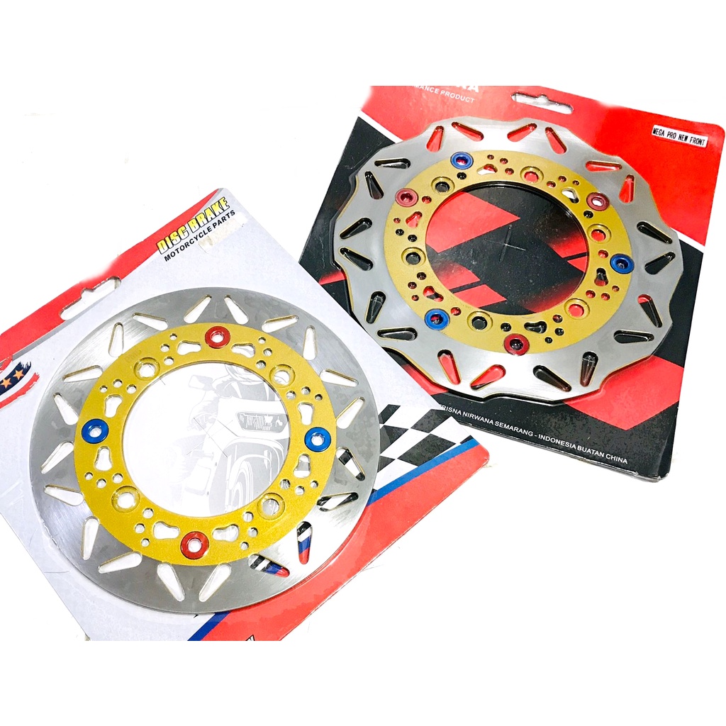 PIRINGAN CB150R LAMA &amp; MEGAPRO NEW MONO DISK CAKRAM SET DEPAN BELAKANG MEGAPRO NEW /CB150R LAMA OLD