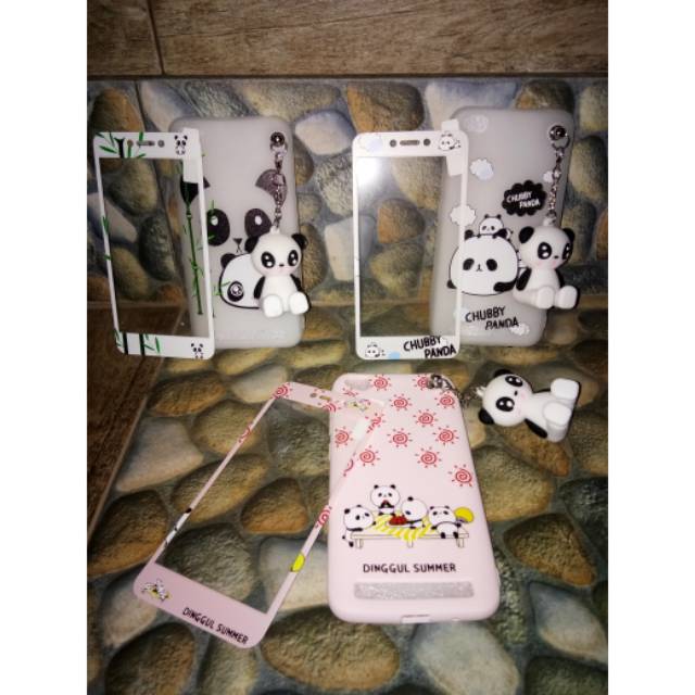 Xiomi Redmi 5A Softcase Case Motif Free Tamperadglass Plus Gantungan karakter