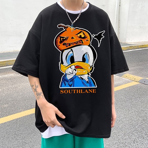 T-SHIRT NEW 2022 EDITING DUCK-DUCK KATUN 100% IMPORTIR KASUAL STYLE KOREAN FOREIGNER OVERSIZE NORMAL STYLE