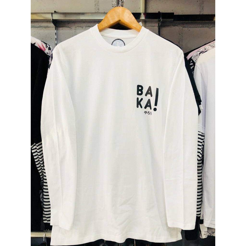 Kaos distro Baka Japan White