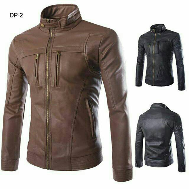 Jaket kulit imitasi