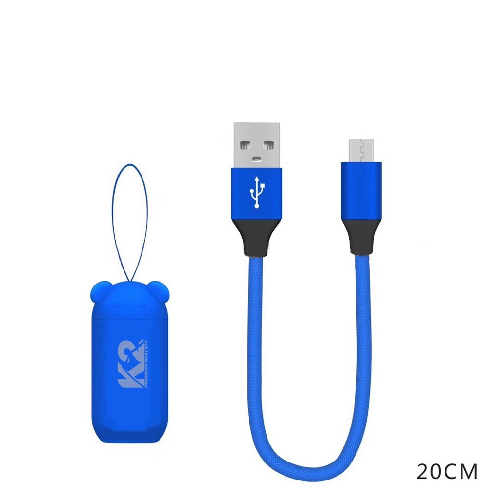 Trend-KABEL DATA PANDA K2-C06 K2 PREMIUM QUALITY MICRO USB / TYPE C 20cm Fast Charging 2.4A