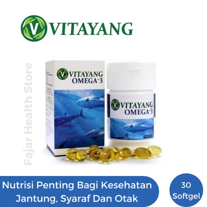 Minyak Ikan Vitayang Omega 3 Kk Indonesia Isi 30 Softgel Indonesia