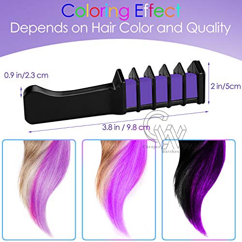 Cheaper-6pcs -Sisir pewarna Rambut Pewarna Rambut Hair Color Instant / Chalk Comb Pewarna Non Permanent