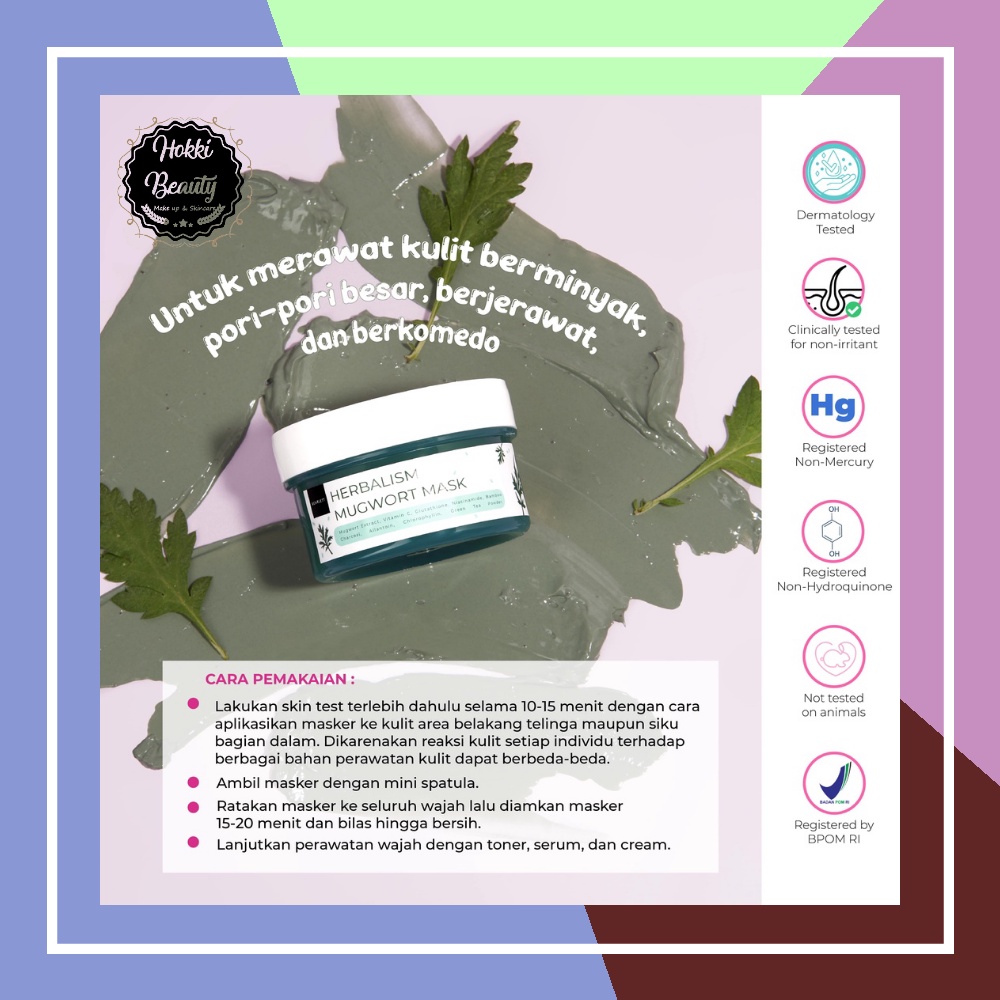 Scarlett Whitening Herbalism Mugwort Mask - Seriously Soothing &amp; Hydrating Gel Mask Be Happy and Pretty!