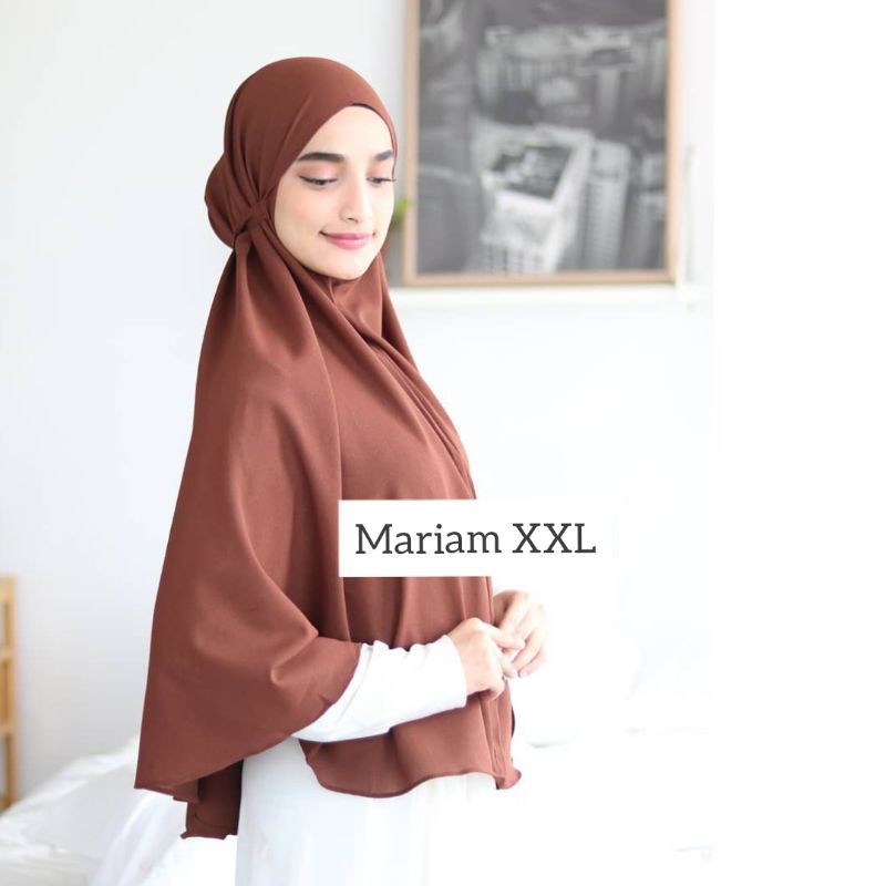 Bergo Mariam XXL diamond/Kimar syari/bergo jumbo PREMIUM