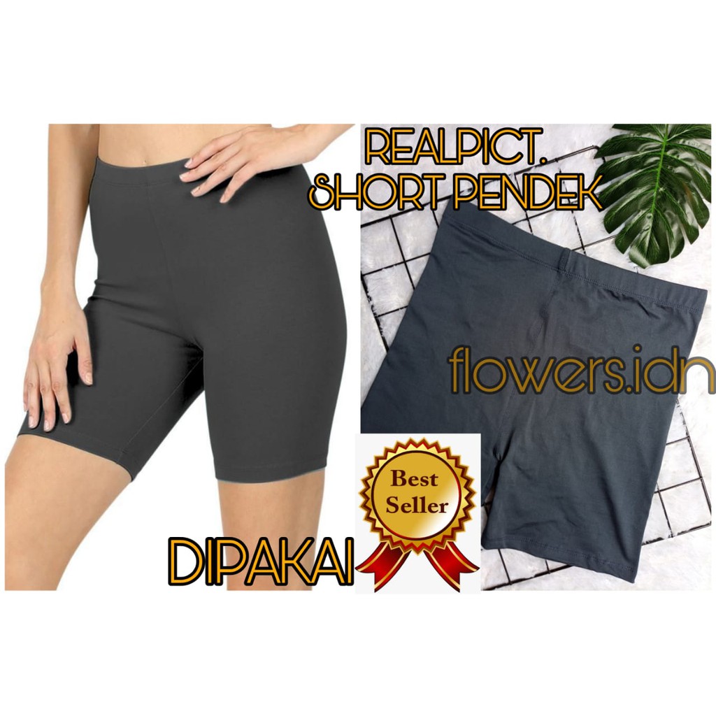 LEGING PENDEK UKURAN STD / LEGGING DALEMAN / SHORT PANTS / SHOT / LEGGING / LEJING