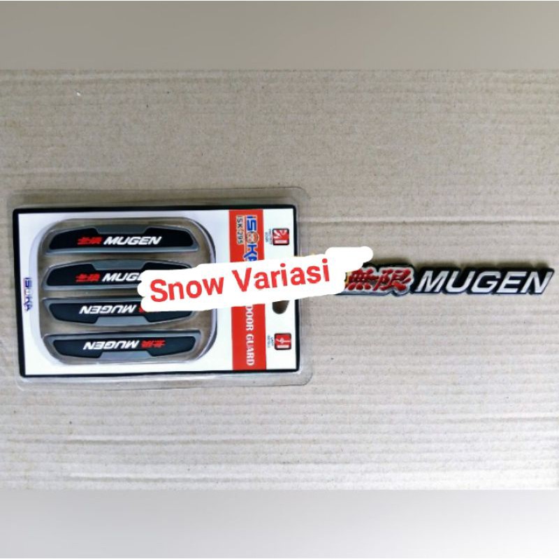 PAKET DOORGUARD MUGEN HEMAT DAN EMBLEM. HIGH QUALITY