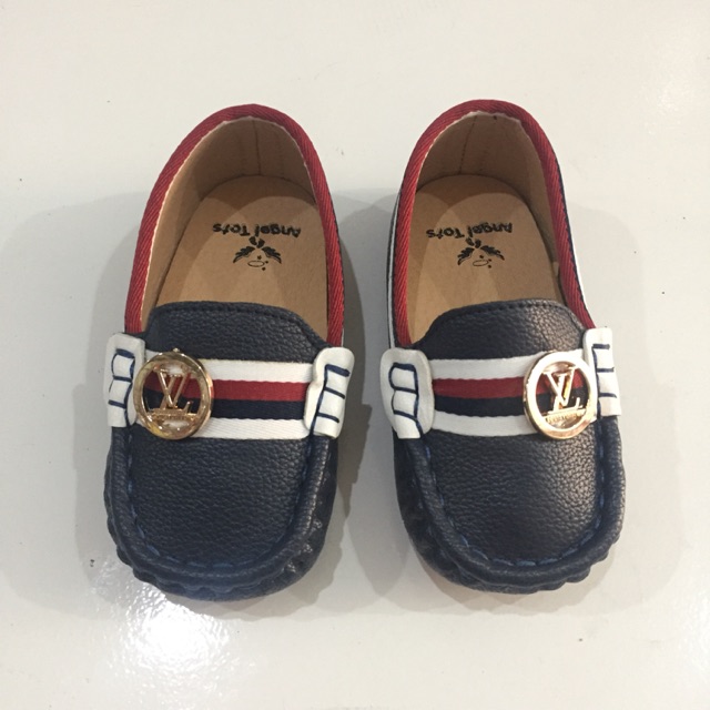 Sepatu Kulit Formal Anak Merk LV