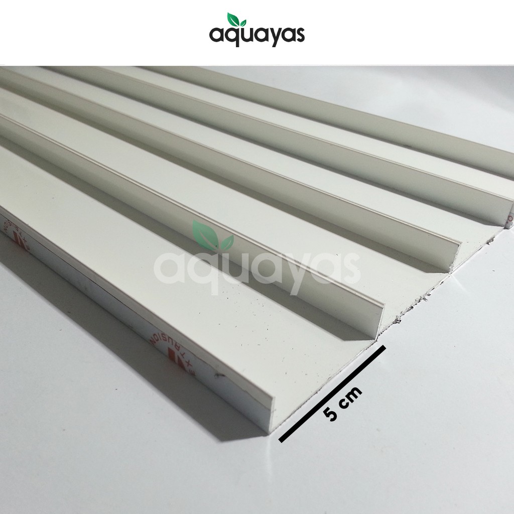 Aluminium lis u Heatsink LED HPL AQUASCAPE (putih, hitam & silver)