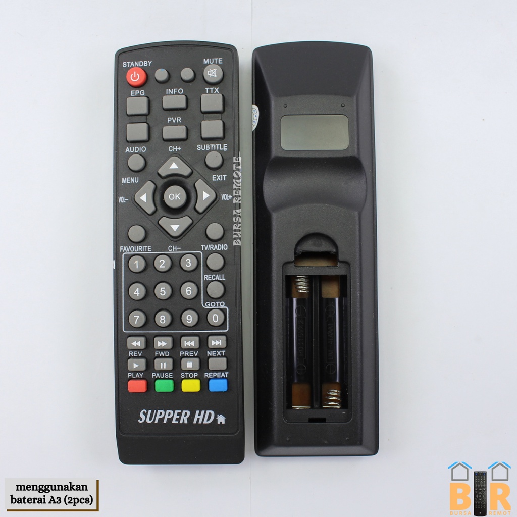 Remote Set Top Box SUPPER HD Evercross Noise Infico Advance Vitara Max Hinomaru HDTV Parafin Remot Receiver Parabola