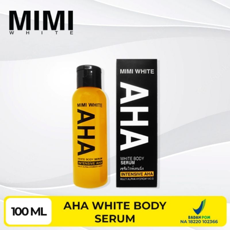 Mimi White AHA Paket 2 IN 1 Lotion 100ml + Serum 100ml