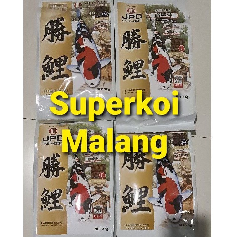 Shori JPD 2 Kg 2Kg Pakan Koi Grow Super Bulky Pertumbuhan Import