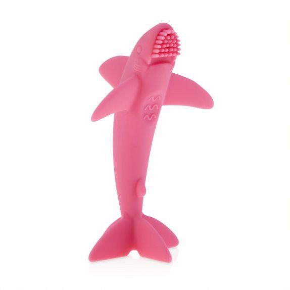 NUBY - Banana Toothbrush - Shark Sensory PLay - Gigitan Bayi - Teether Nuby