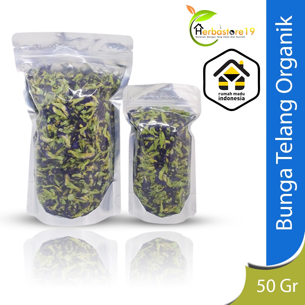 

Bunga Telang Kering Organik Minuman Tradisional Teh Bunga Telang Teh Telang Herbal Tea Kembang Teleng