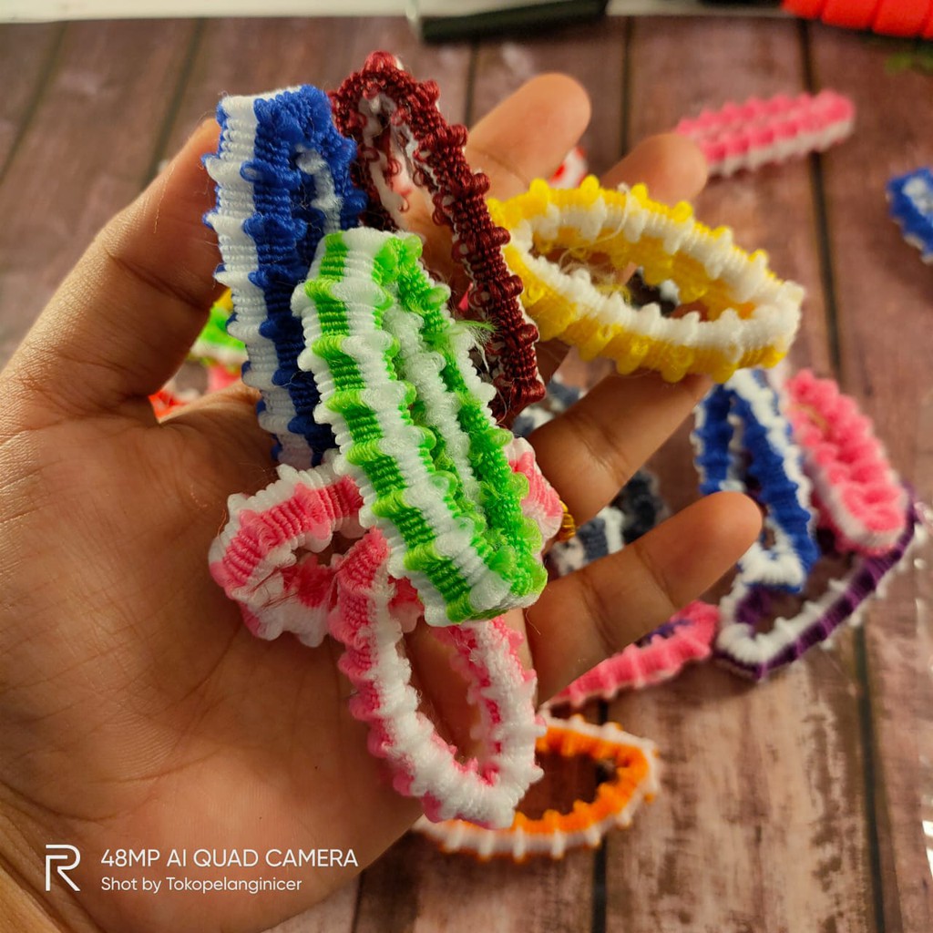 BARU!!! Ikat rambut / Kunciran Rambut Warna warni  Murah Tokopelanginicer