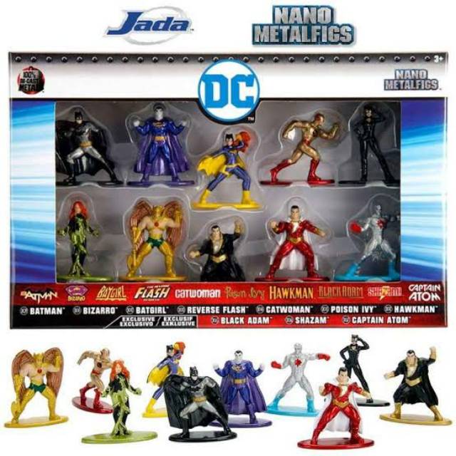 DC Nano Metalfigs 1 Pack Mini Figure Series DC  Jada Toys Diecast Metal Original Jada Toys