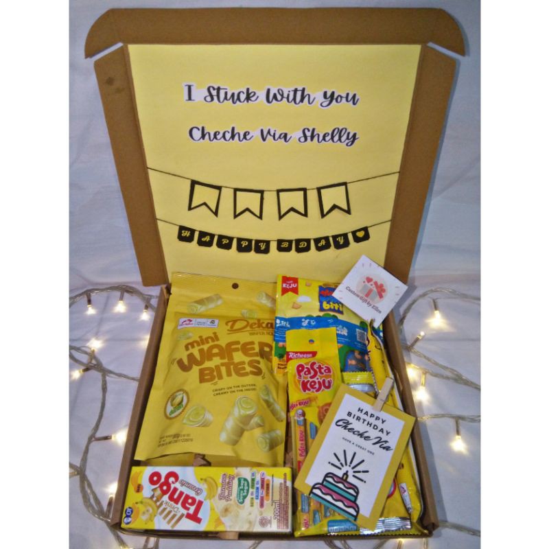 

[TERMURAH] HAMPERS SNACK BOX YELLOW EDITION