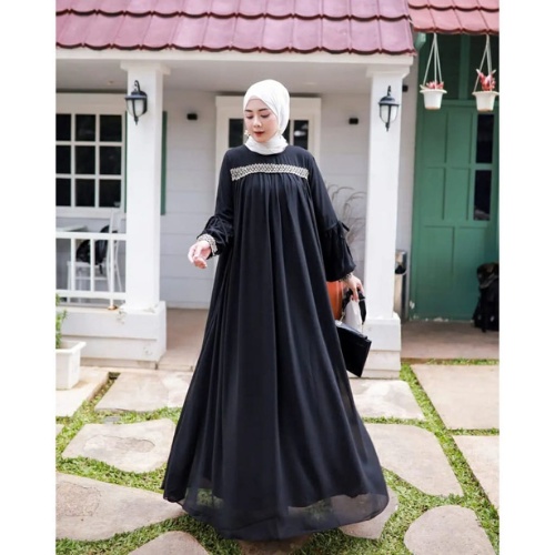 Gamis Putih Gamis Jumbo Gamis Putih Wanita Baju Gamis Wanita Terbaru 2022 Dress Kondangan Gamis Putih Manasik Haji Gamis Putih Jumbo Gamis Remaja Audrey Maxy R22