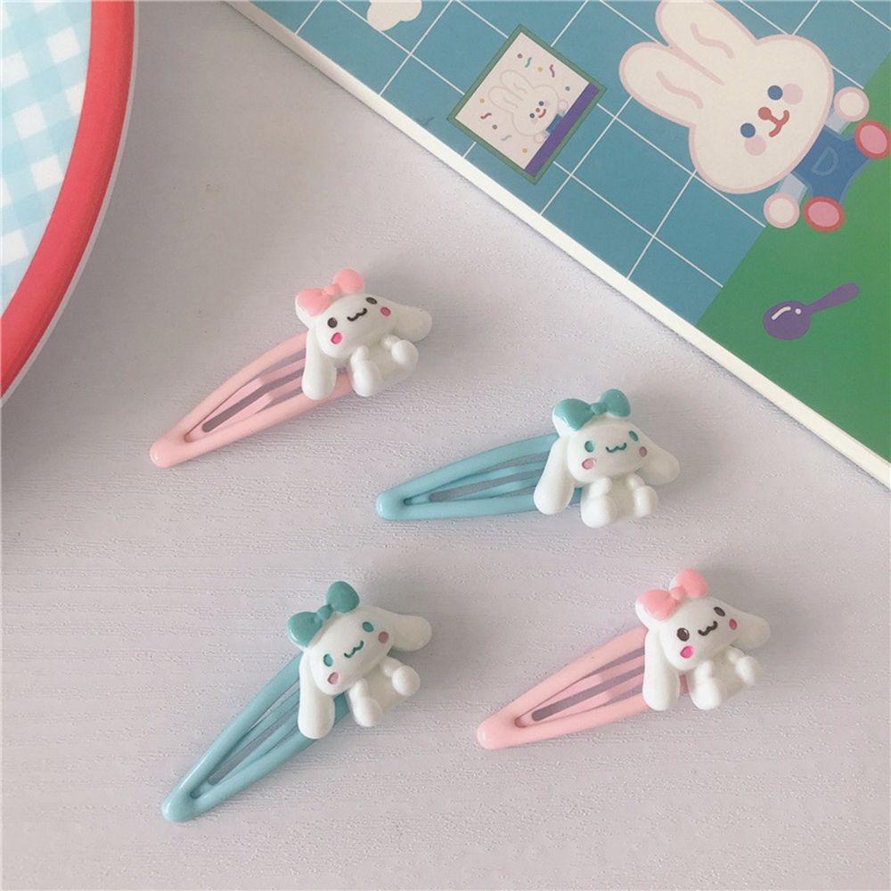 [Elegan] Jepit Rambut Kartun Lucu Manis Kuromi KT Kucing Resin Gadis Perempuan Hairclip