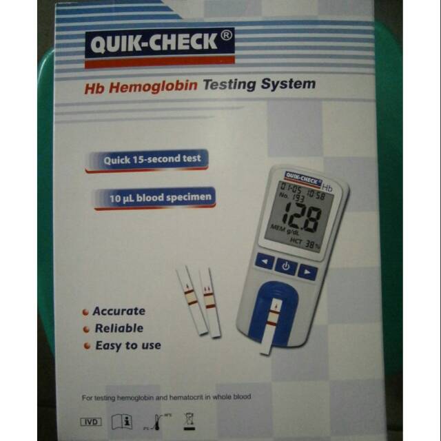 ALAT QUIK CHECK HB,QUIK-CHECK ALAT CEK HEMOGLOBIN TESTING SYSTEM