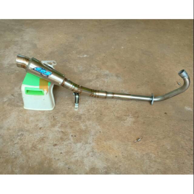 KNALPOT DOS SATRIA FU VIXION JUPITER MX CB150R SONIC MX KING KNALPOT DOS SATRIA FU VIXION SONIC INJE