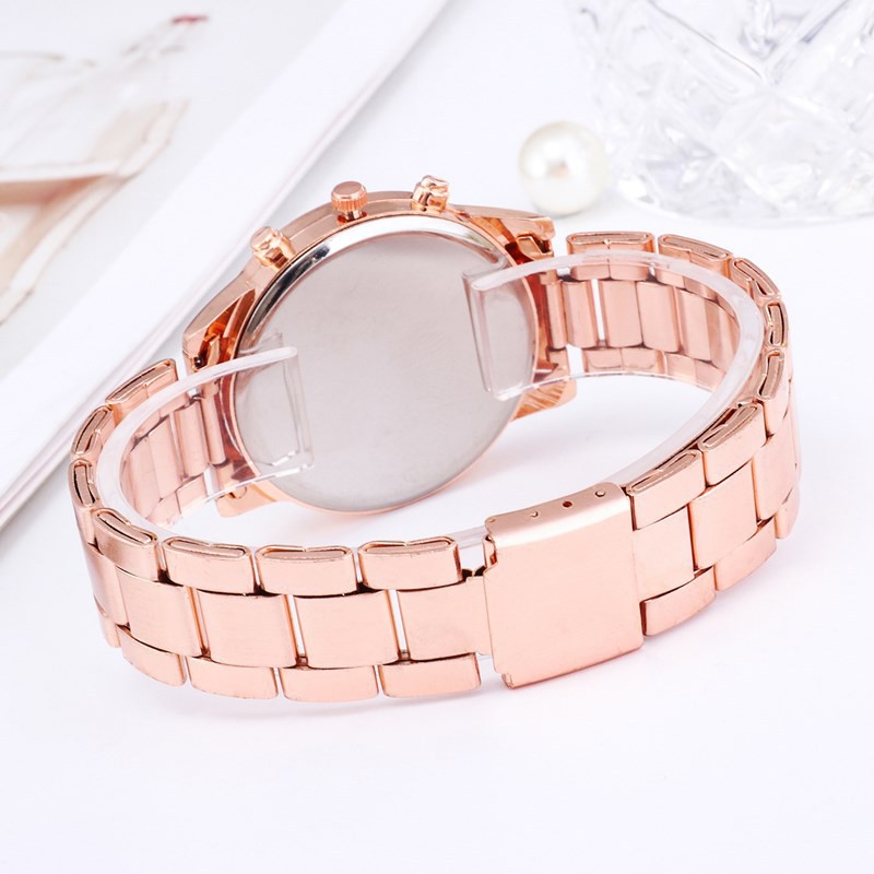 Jam Geneva Wanita Analog Diamond Fashion Casual Lady Wrist Watch Import-6