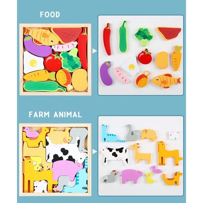 PUZZLE TETRIS 3D/PUZZLE KAYU-3