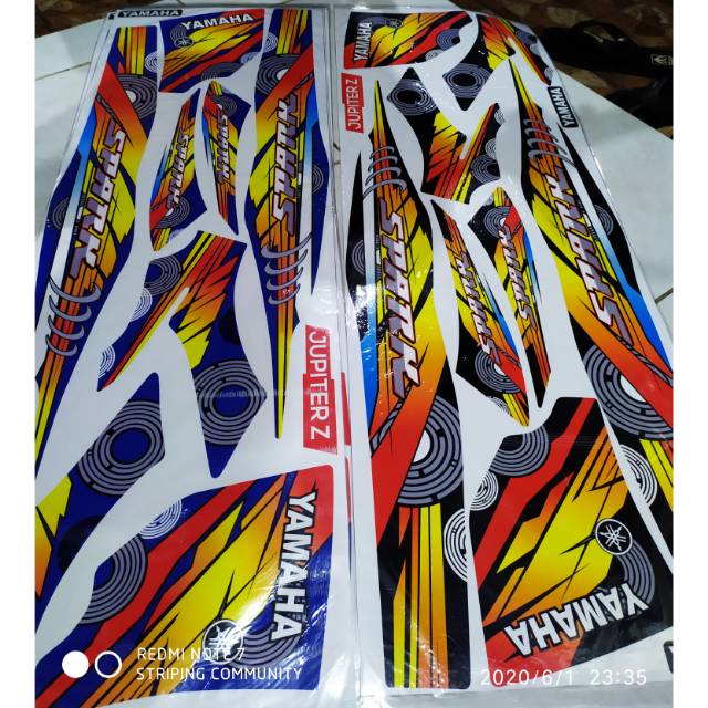 Striping variasi jupiter z lama burhan karbu