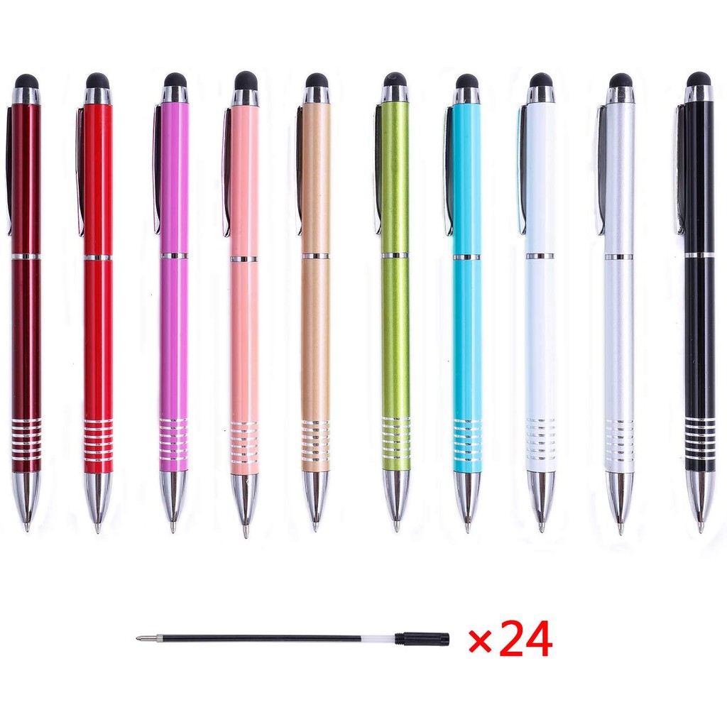 Pena Stilus / Stylus Pen 2 in 1 (Bisa jadi pulpen tulis) - Warna Random