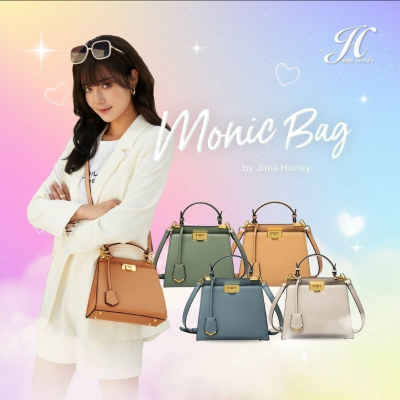 Jimshoney Monic Bag / Tas Wanita / Tas Jimshoney / Tas Kerja / Tas Selempang / Promo Jimshoney / Tas