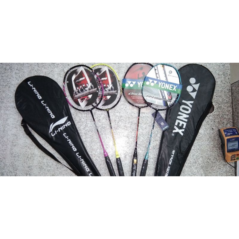 Raket Yonex (Attack Astrox) & Li-ning