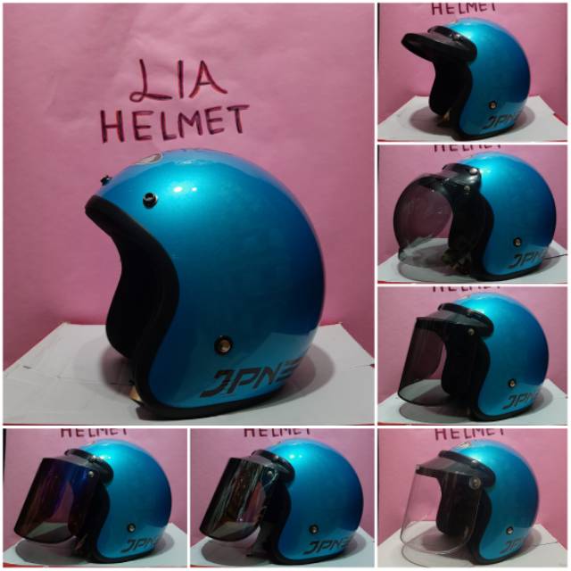 HELM BOGO JPN ARC RETRO BIRU TOSCA