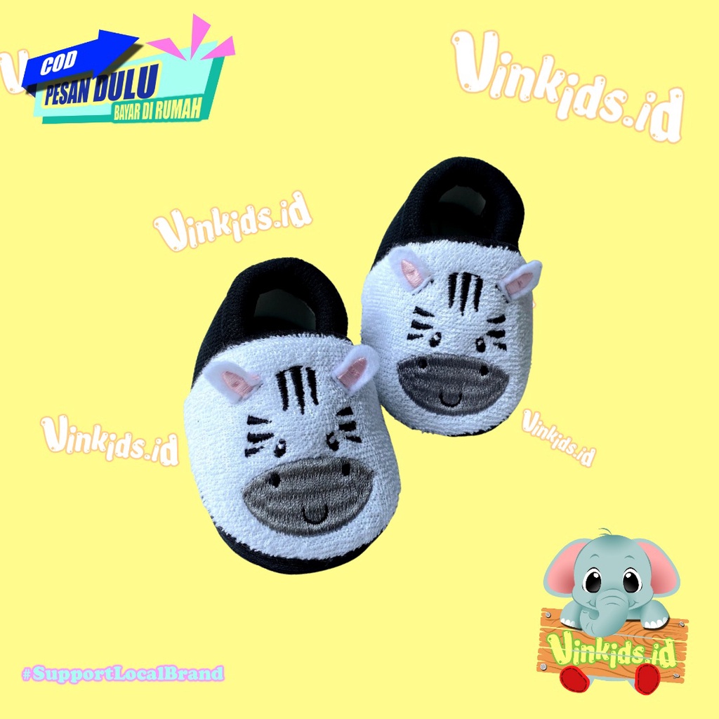 Vinkids Sepatu Bayi Laki Laki 0 12 Bulan / Sepatu Bayi Lucu / Sepatu Bayi Karakter / Baby shoes / Perlengkapan Baby / Karakter Bayi / Karakter Lucu Baby