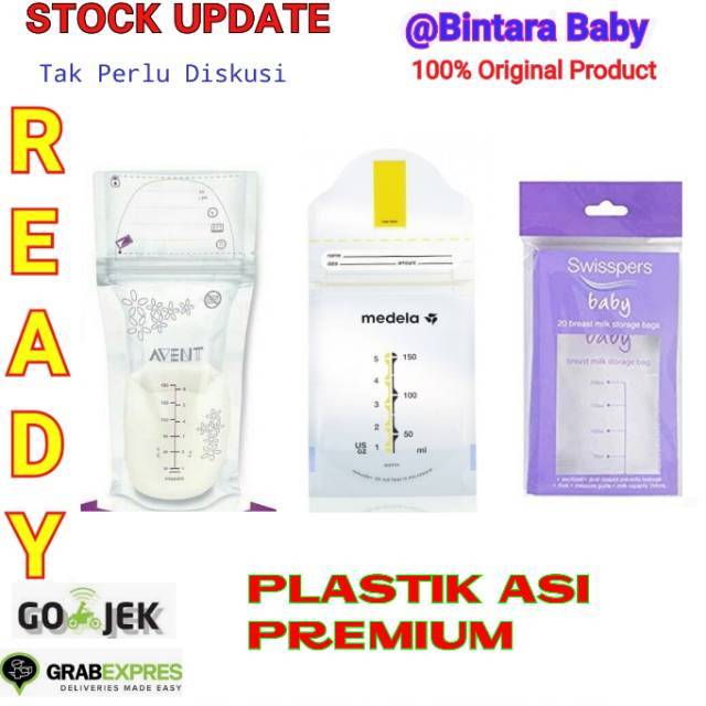 Plastik Asi Premium Eceran Kantong Asi Premium Medela Lansinoh Swissper Kantong Asi Avent Plastik Asi