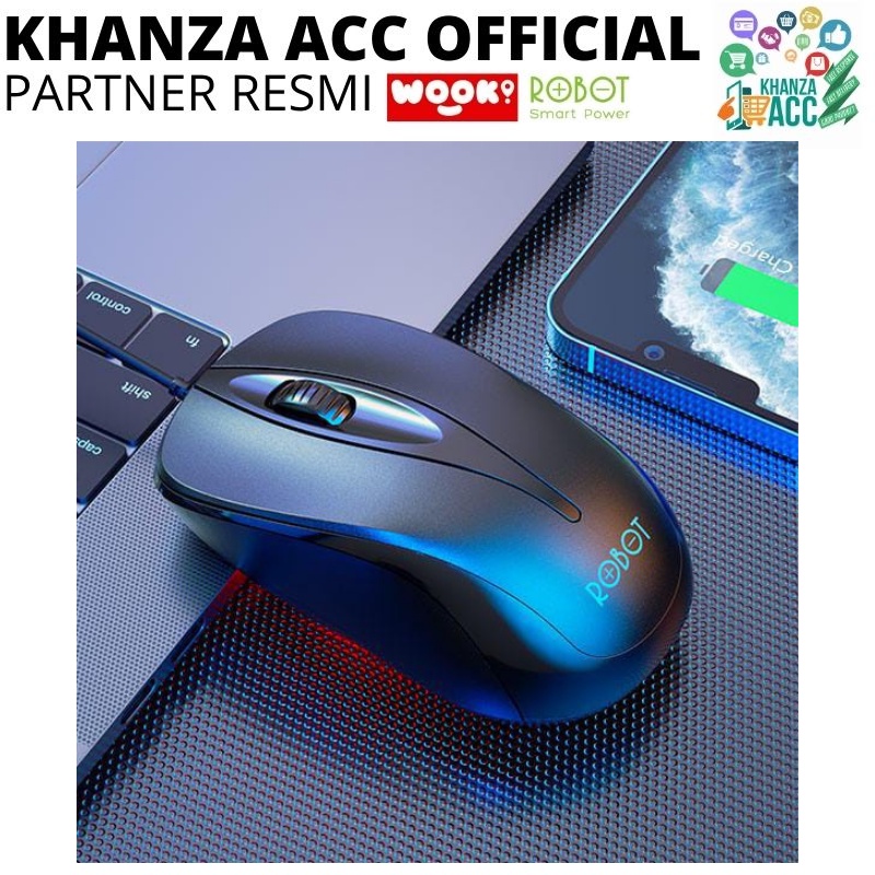 KHANZAACC ROBOT M100 Mouse Wired Laptop Komputer Office 1200 DPI