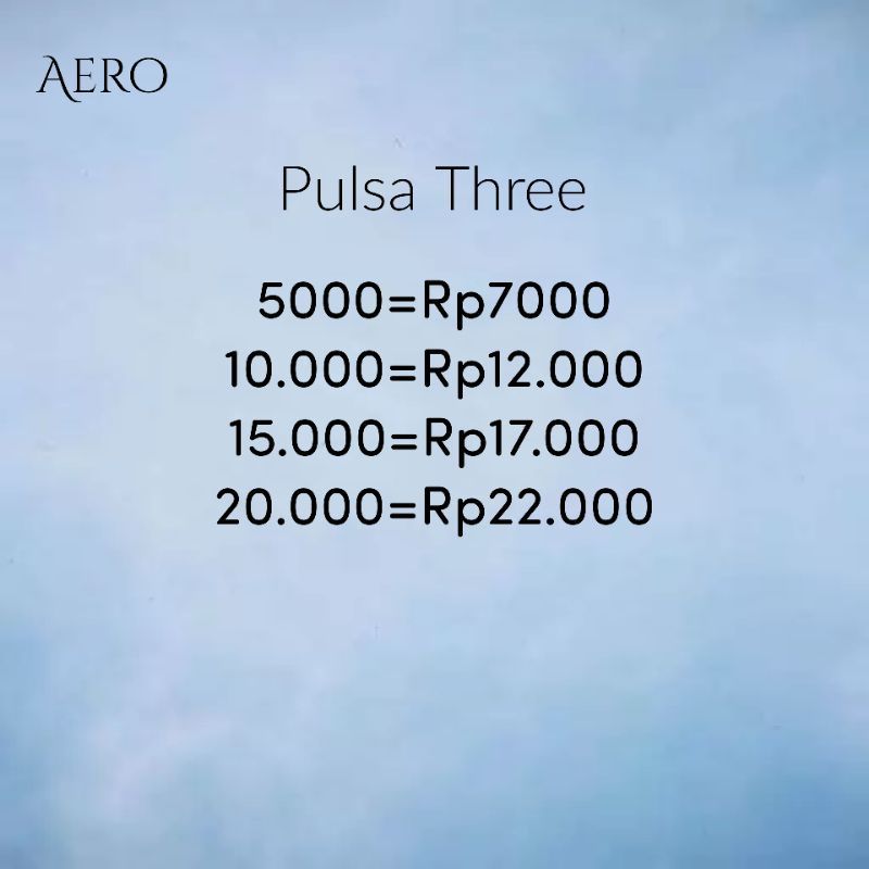 pulsa three