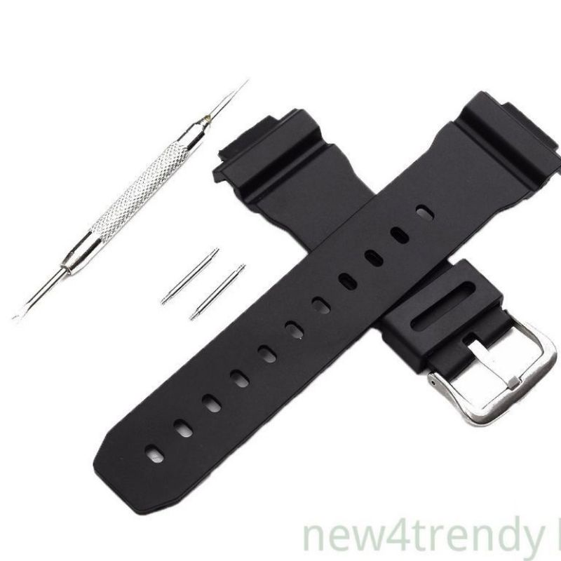 Strap Tali Jam Tangan Casio G-Shock DW9052 DW-9052 DW 9052 Free Pen Dan Alat Remover